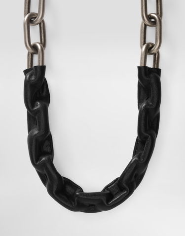 Reput ja laukut Dolce & Gabbana Leather Wrapped Chain Bag Strap Musta | BI3429AW1188Z882, 1