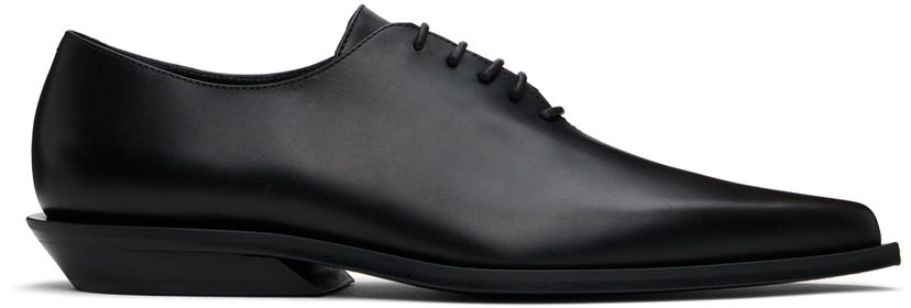 Asusteet Ann Demeulemeester Ann Demeulemeester Mika Pointy Micro Heel Oxfords Musta | 2402-M-F06-LT131-099