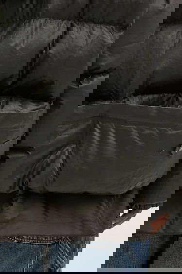 Puffer takki Ottolinger Ottolinger Deconstructed Double Zip Oversize Puffer Jacket Musta | 2209060205, 5