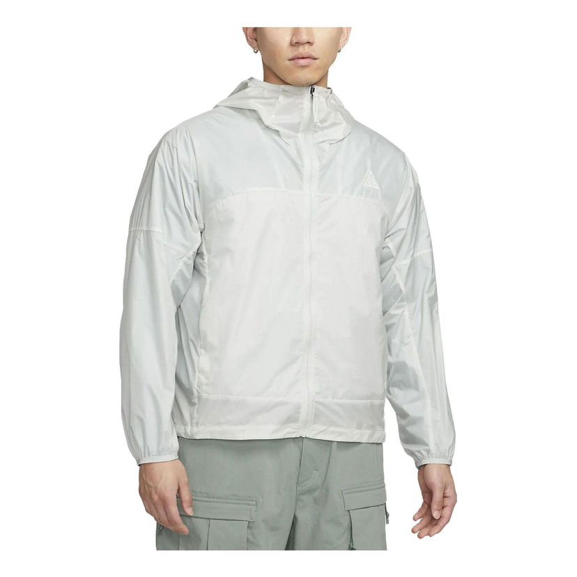 Tuulitakki Nike ACG ACG Cinder Cone Men's Hooded Jacket Valkoinen | DB0979-034