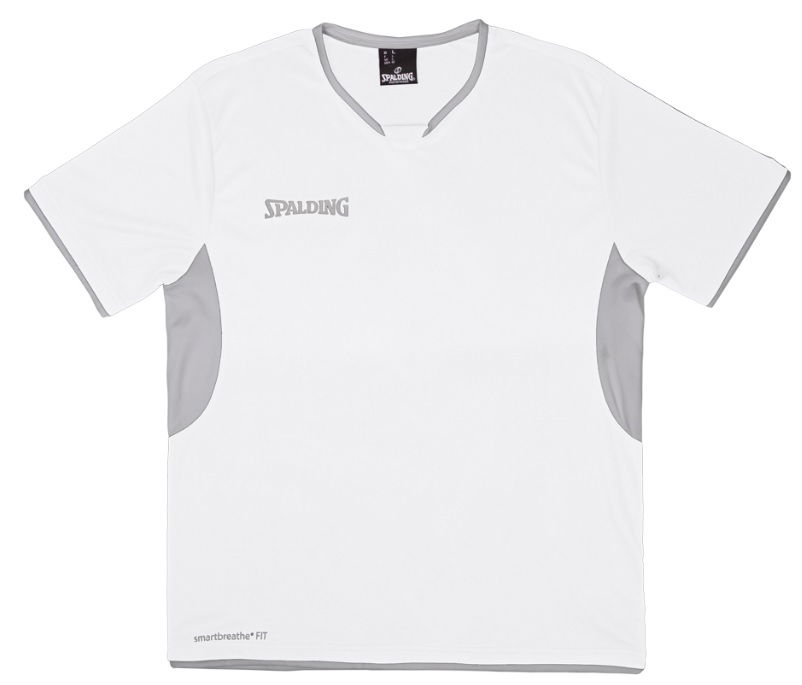 Jersey Spalding Shooting Shirt smartbreathe® FIT Valkoinen | 40221409-whitesilvergrey, 0