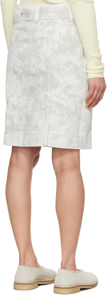 Hame LEMAIRE Lemaire Apron Denim Miniskirt Valkoinen | SK1024 LD1012, 2