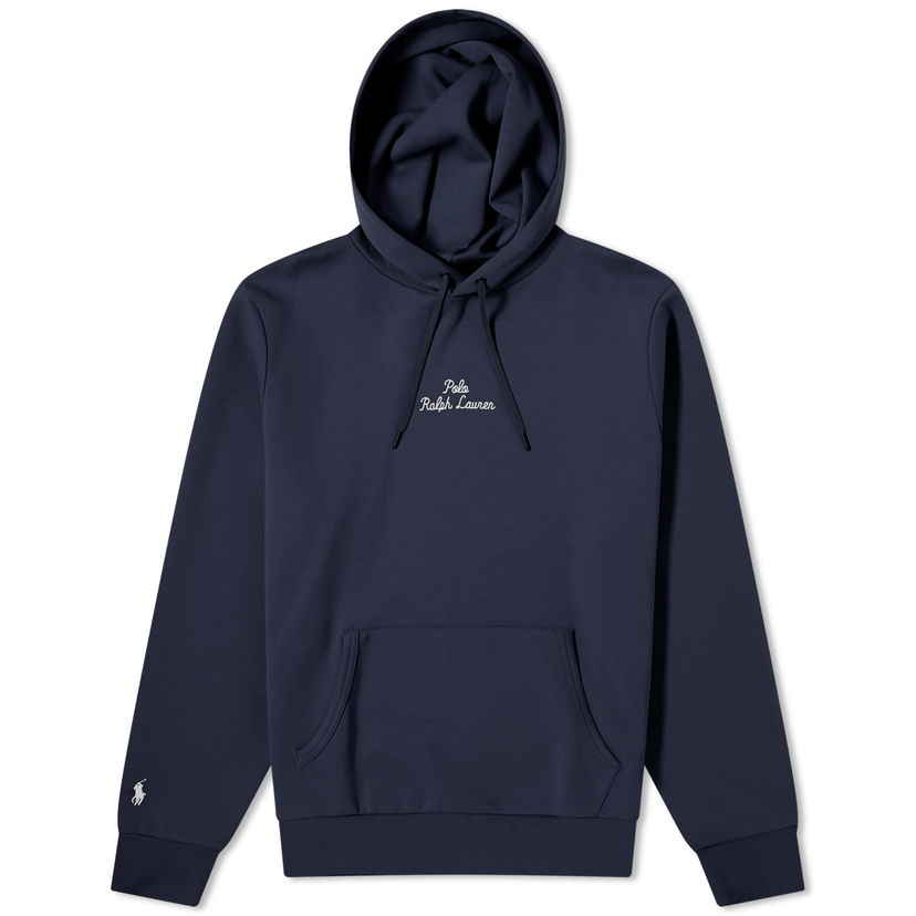 Huppari Polo by Ralph Lauren Chain Stitch Logo Hoodie Tummansininen | 710936586002