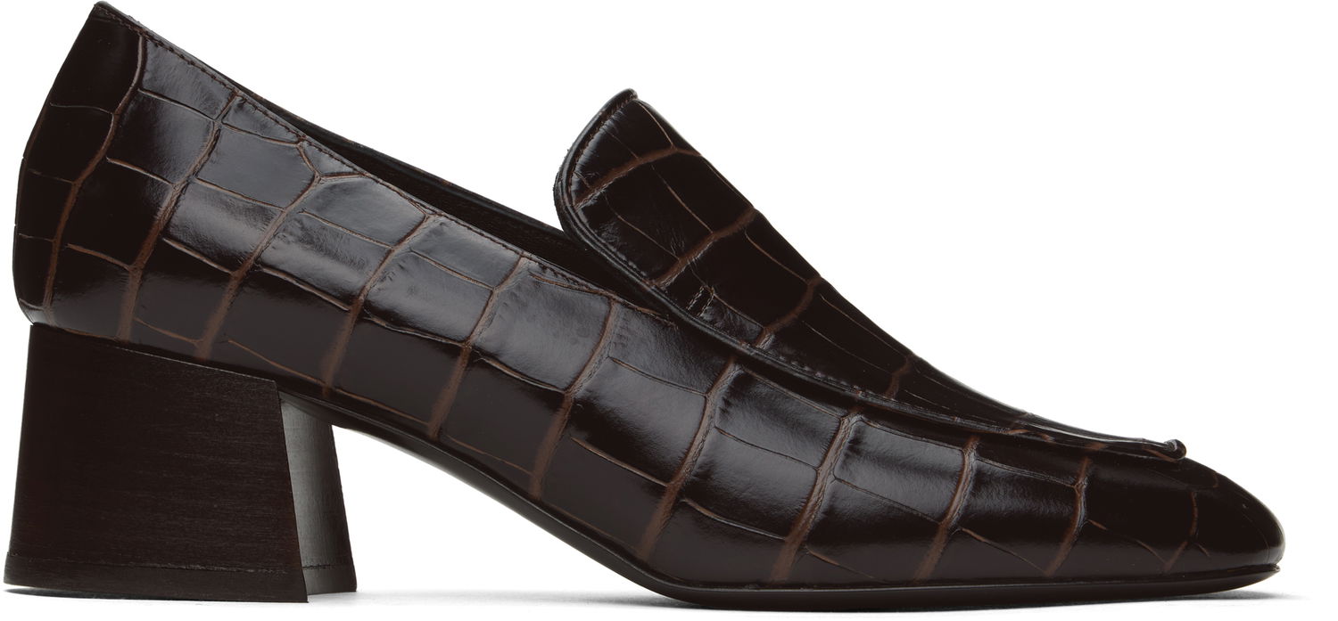 Tennarit ja kengät TOTEME Block-Heel Loafers Ruskea | 241-WAS983-LE0023, 0