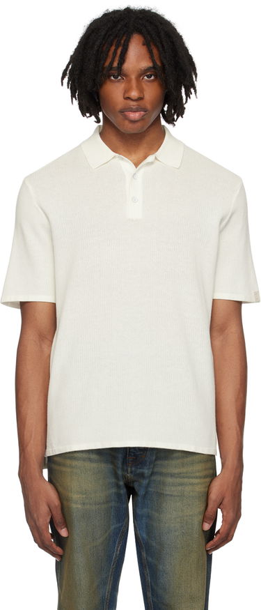 Poolopaita rag & bone Rag & Bone Harvey Knit Polo Valkoinen | MBS22HS019UC19, 0