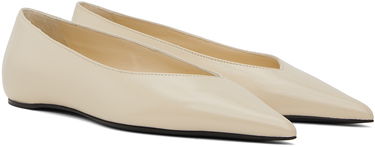 Vaatteet TOTEME TOTEME Asymmetric Ballerina Flats Beige | 241-WAS990-LE0046, 3