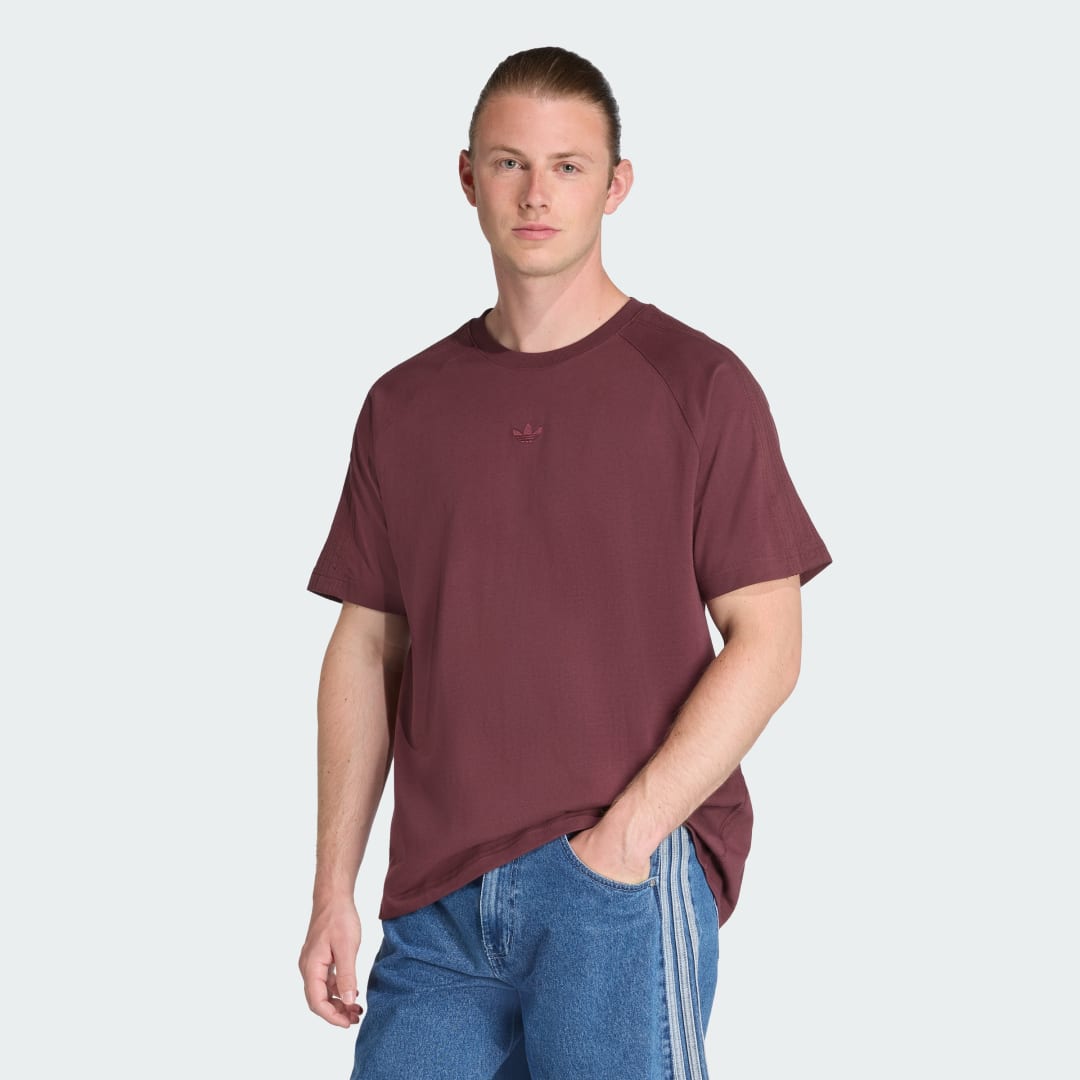 T-paita adidas Performance Premium Essentials T-Shirt Burgundia | JW1031, 0