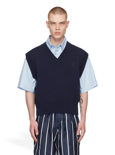 Villapaita AMI Vest Tummansininen | UKS708.016