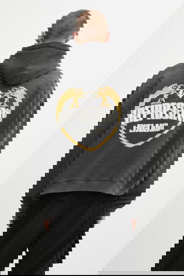 Huppari Represent Clo Represent Legacy Crest Hoodie Harmaa | MLM100368, 0