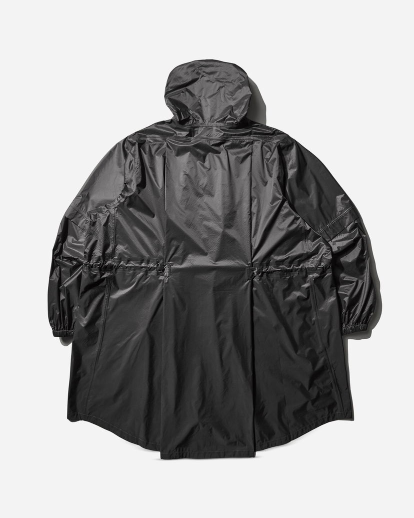 Sadetakki ROA Packable Grid Rain Coat Musta | RBMW0503FA337 GRY0003