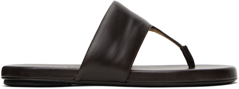 Asusteet Marsèll Marsèll Spanciata Leather Thong Sandals Ruskea | MW7986 P017