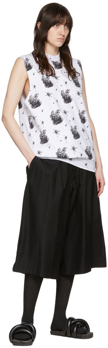 Tankkitoppi We11done We11done Graphic Print Tank Top Valkoinen | WD-TV1-22-559-U-WH, 3
