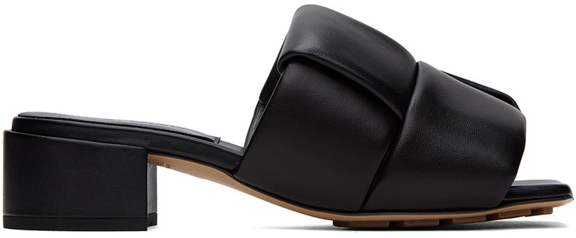 Asusteet Bottega Veneta Bottega Veneta Patch Mules Musta | 763859 VBSD0