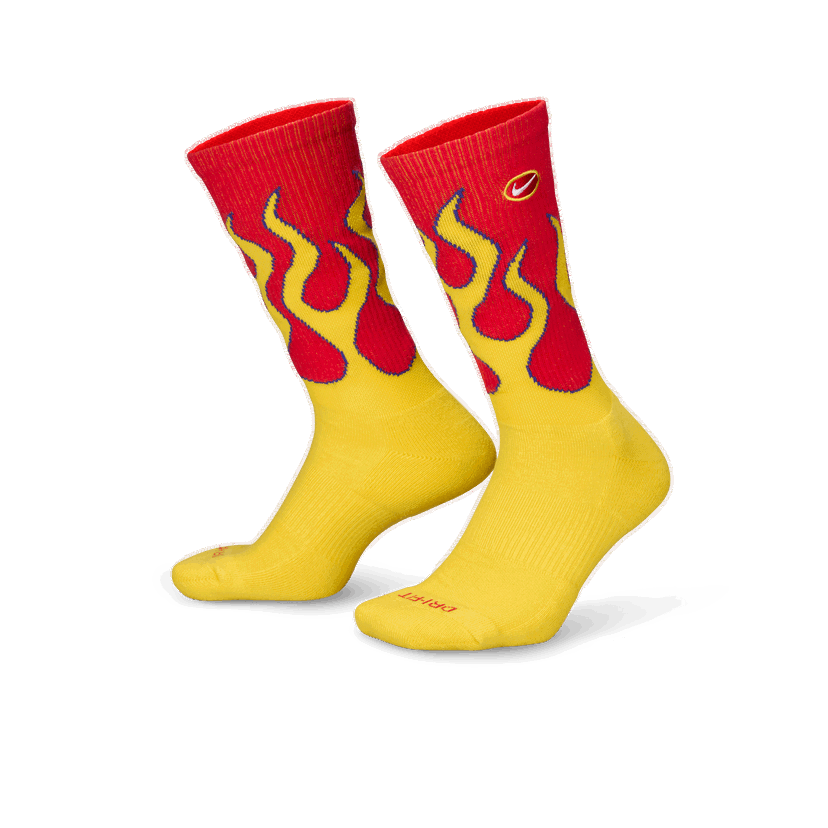 Sukat Nike Everyday Plus Cushioned Mid Socks Keltainen | IB2285-657