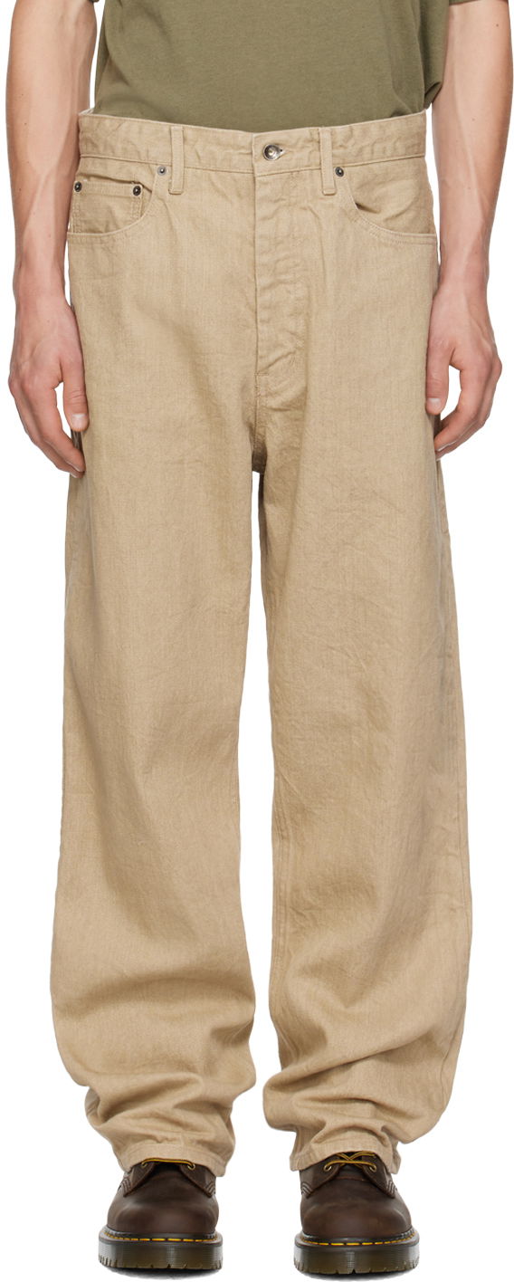 Jeans Engineered Garments Khaki RF Jeans Beige | 24F1F032, 0