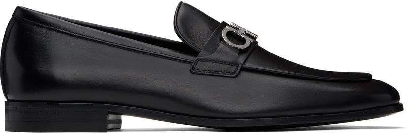 Tennarit ja kengät FERRAGAMO Salvatore Ferragamo Gancini Ornament Loafers Musta | 778978