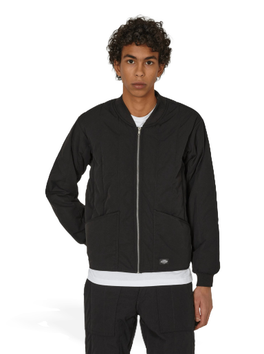 Takki Dickies Quilted Jacket Musta | DK0A4YVJ BLK1
