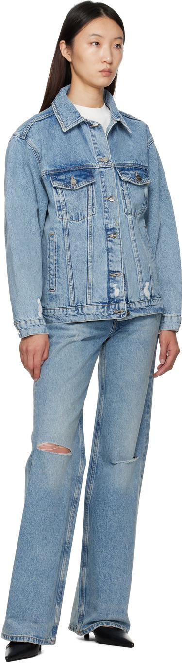 Jeans Anine Bing Anine Bing Hugh Distressed Wide Leg Jeans Sininen | A-06-10852-WHD51, 3