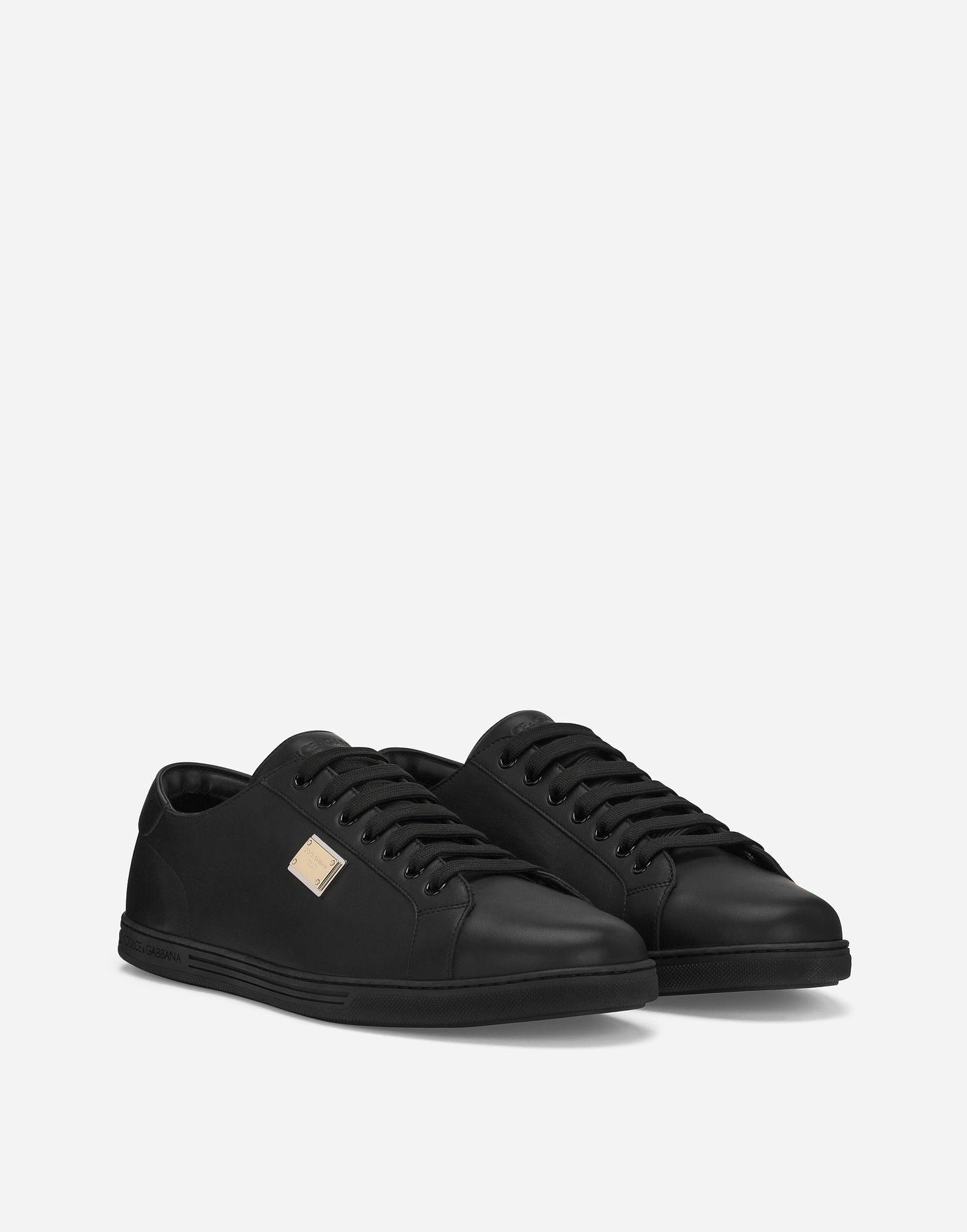 Tennarit ja kengät Dolce & Gabbana Saint Tropez Calfskin Musta | CS1735AN99080999, 1