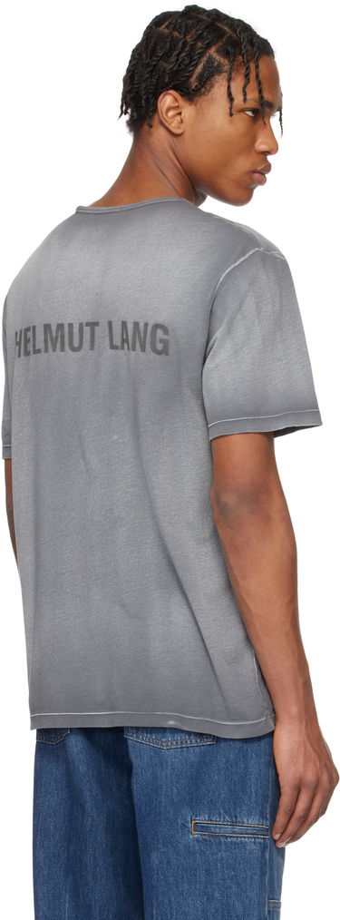 T-paita Helmut Lang Helmut Lang Garment-Dyed 'New York' Tee Harmaa | O10HM508, 2