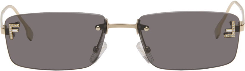 Aurinkolasit FENDI 'Fendi First' Crystal Sunglasses Harmaa | FE4172USW5432A 192337228889