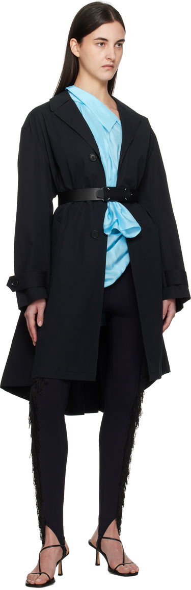 Trenssitakki Maison Margiela MM6 Maison Margiela Spliced Trench Coat Musta | S52AH0078 S78537, 4