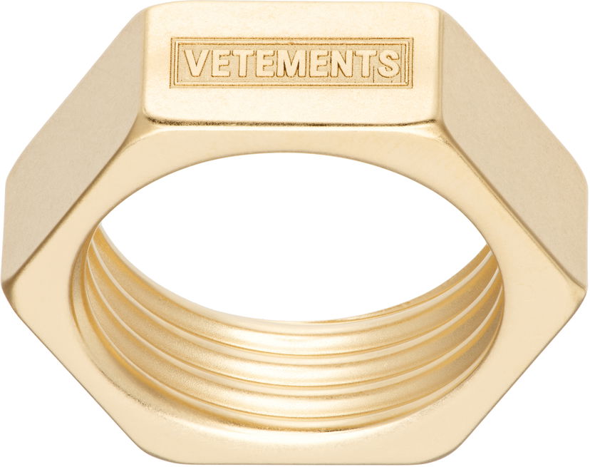 Sormus VETEMENTS Vetements Screwnut Ring Metallinen | UH76RI200G