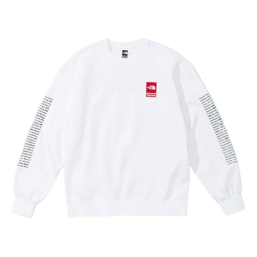 Huppari Supreme Crewneck Sweatshirt Valkoinen | SUP-SS24-049