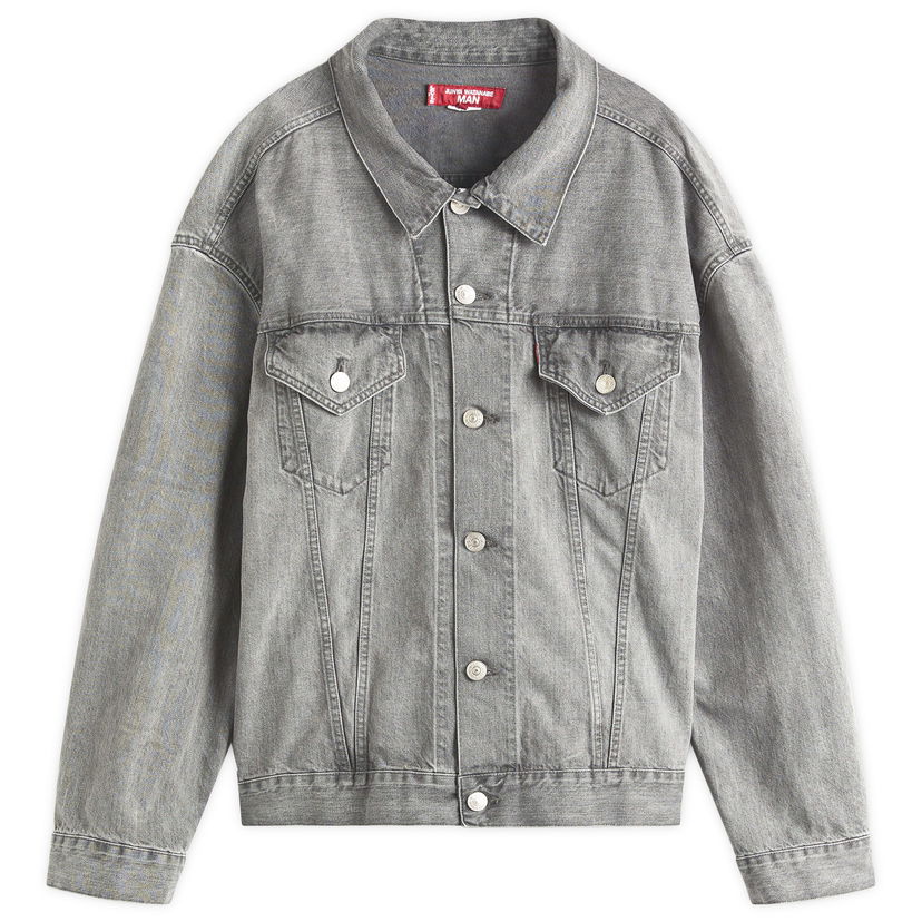 Takki Junya Watanabe Junya Watanabe MAN x Levis Selvedge Trucker Jacket Harmaa | WO-J203-051-1
