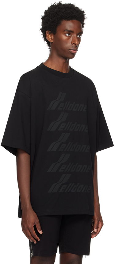 T-paita We11done Printed T-Shirt Musta | WD-TP6-20-074-U-BK, 4