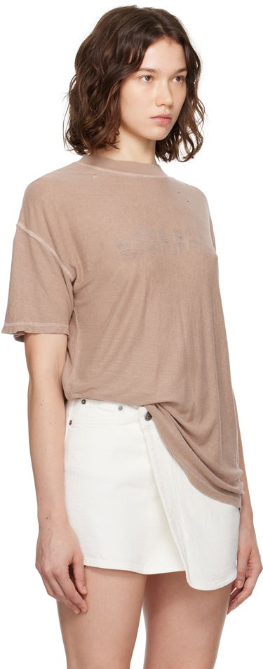 T-paita Ksubi Ksubi Reverse It Oh G S/S T-Shirt Ruskea | WPF25TE022, 1