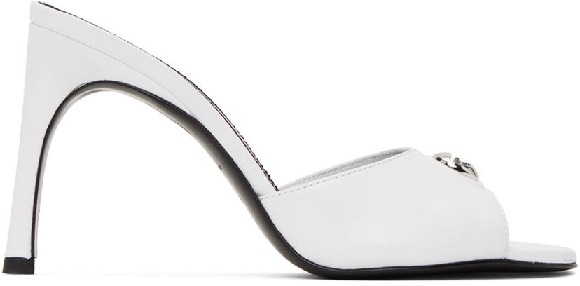 Tennarit ja kengät Coperni Logo Slide Heels Valkoinen | COPSH29477