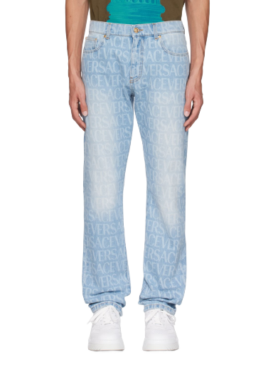Jeans Versace Allover Sininen | 1007837_1A07661