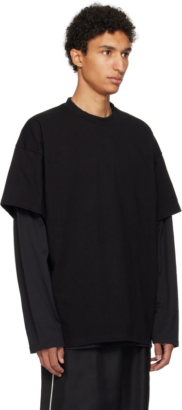 T-paita Jil Sander Jil Sander Cotton Crew-Neck T-Shirt Musta | J61GC0001_J20332, 1