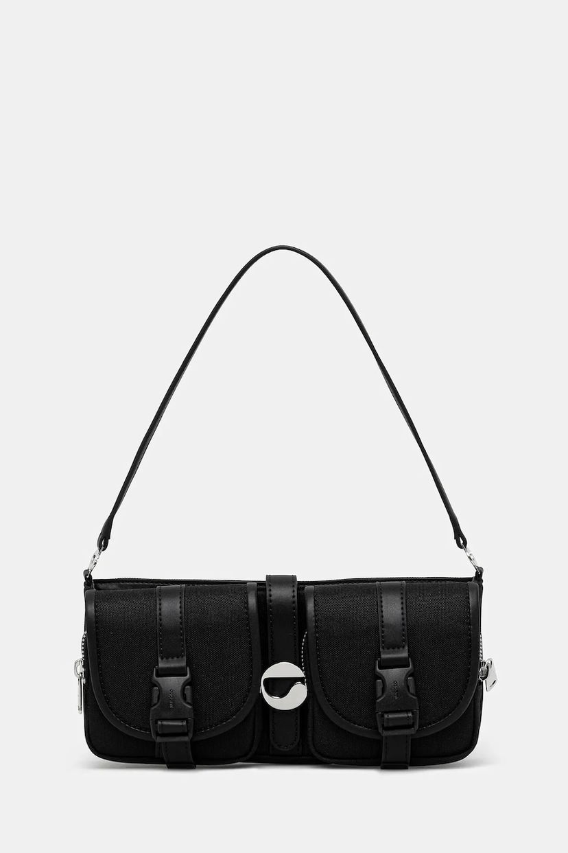 Käsilaukku Coperni Coperni Cargo Baguette Bag Musta | COPBA114F3047