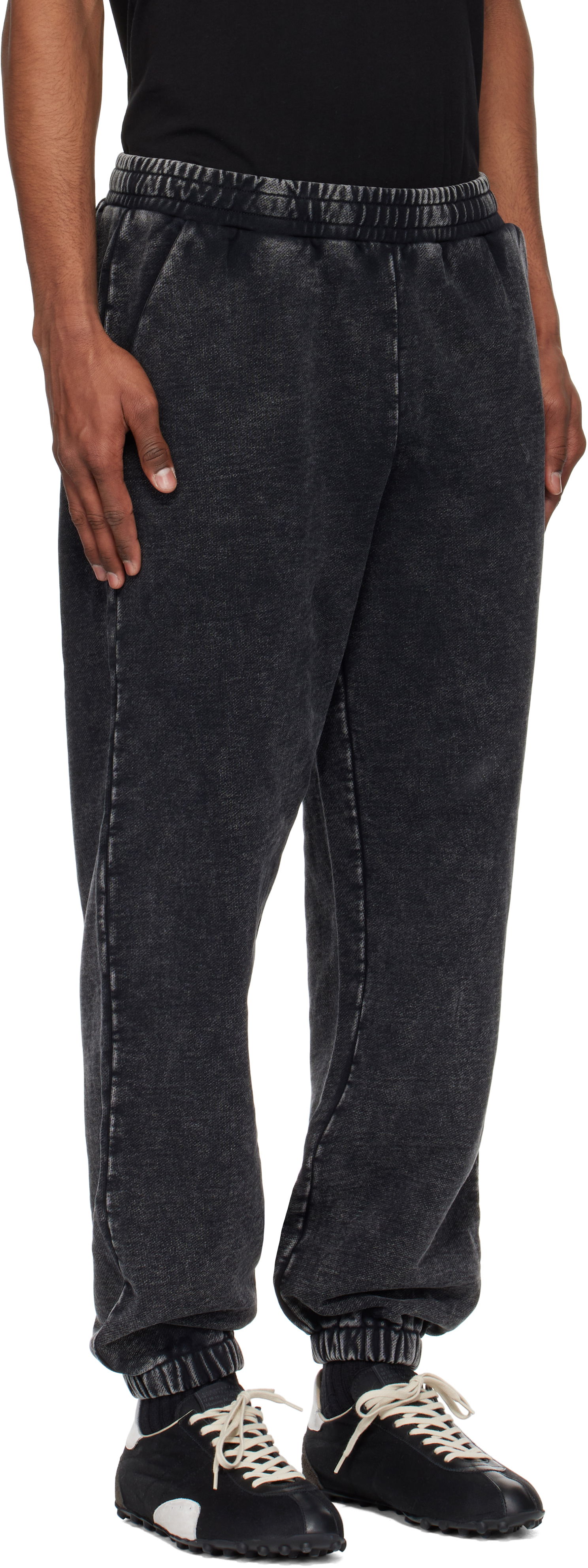 Verryttelyhousut Dime Dime Classic French Terry Sweatpants Musta | DIME2SP2537BLK, 1
