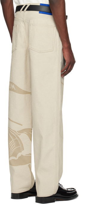 Jeans Burberry Burberry Regular Fit EKD Jeans Beige | 8105549, 2