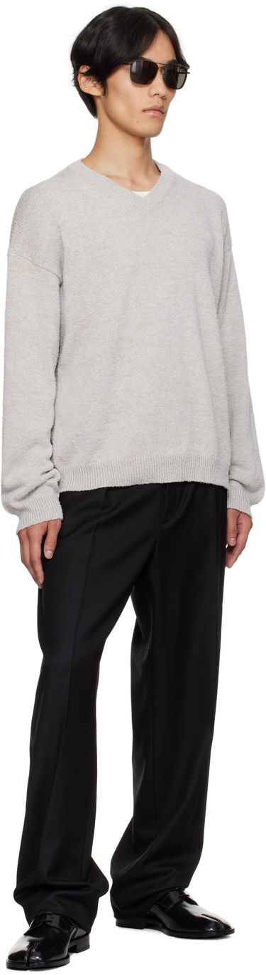 Housut Maison Margiela Maison Margiela Virgin Wool Trousers Musta | S50KA0687 M35504, 3