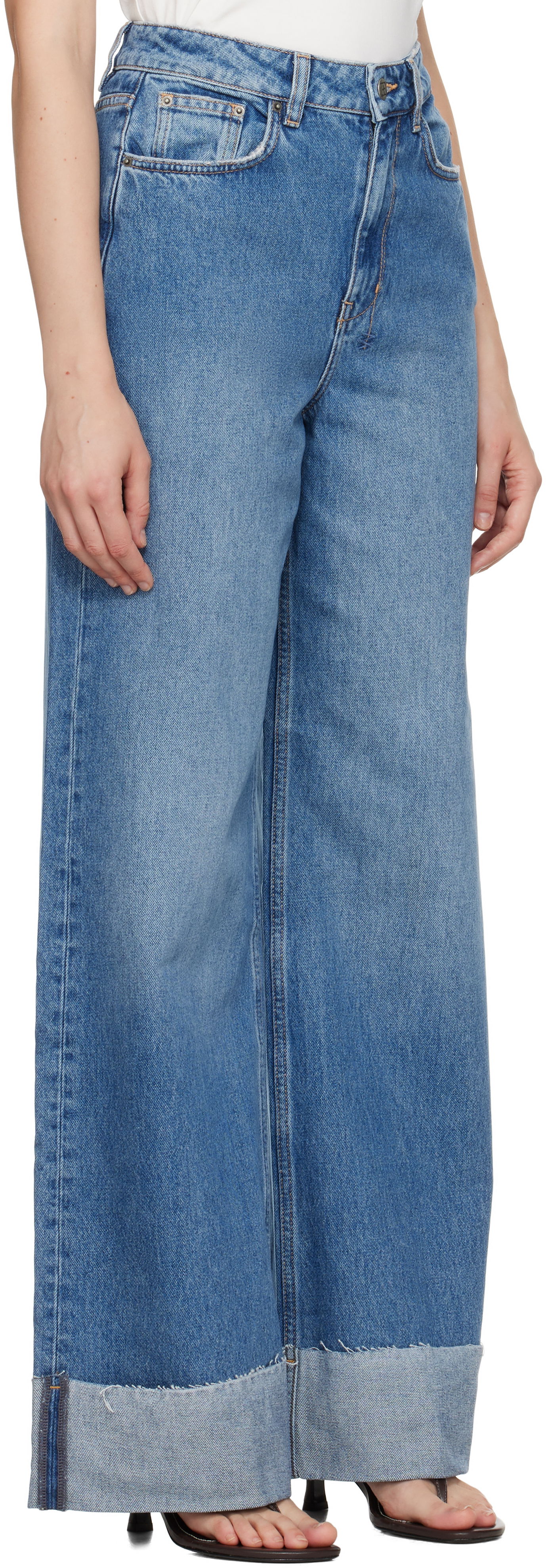 Jeans Ksubi Strider Tidal Cuffed Jeans Sininen | WPF25DJ005, 1