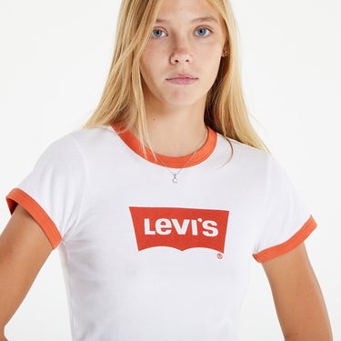 T-paita Levi's Graphic Ringer Mini Tee Valkoinen | A3523-0004, 2