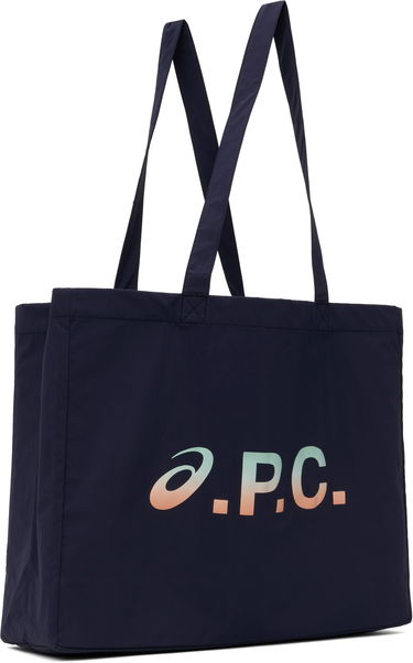 Kangaskassi A.P.C. A.P.C. ASICS Edition Diane Shopping Tote Tummansininen | PSAKM-M67002, 1