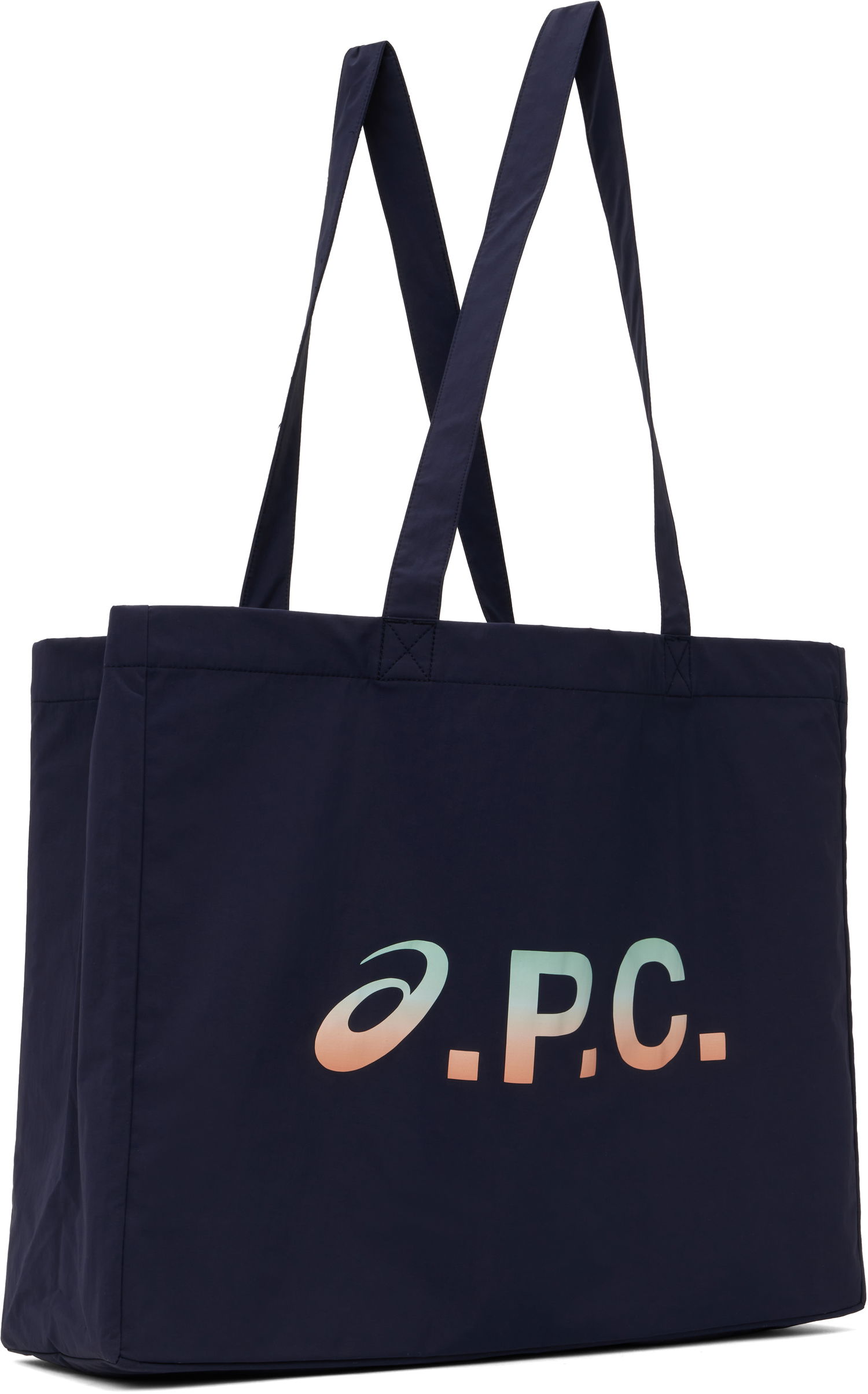 Kangaskassi A.P.C. A.P.C. ASICS Edition Diane Shopping Tote Tummansininen | PSAKM-M67002, 1