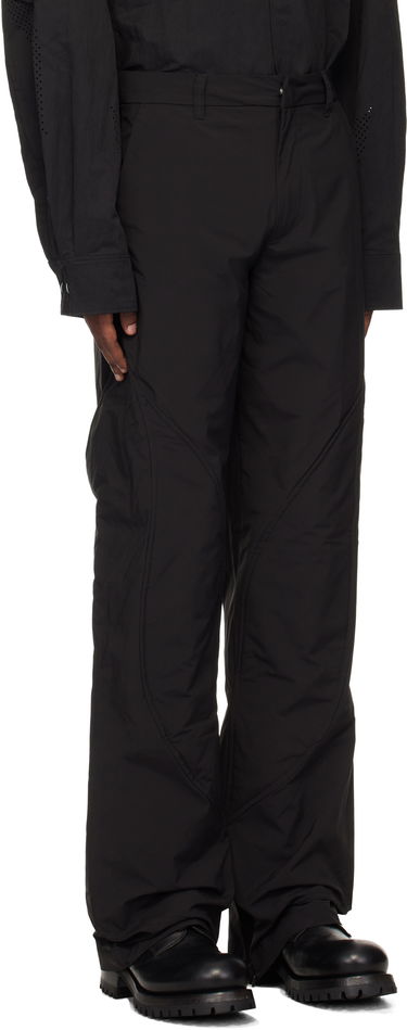 Cargo housut HELIOT EMIL Concordance Puffed Cargo Pants Musta | HE_M_10_108_BLK01, 1