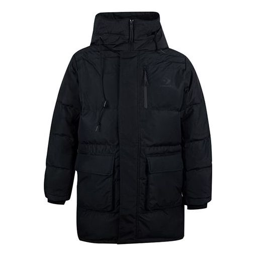 Parka Converse Mid-Length Puffer Jacket Musta | 10019323-A03