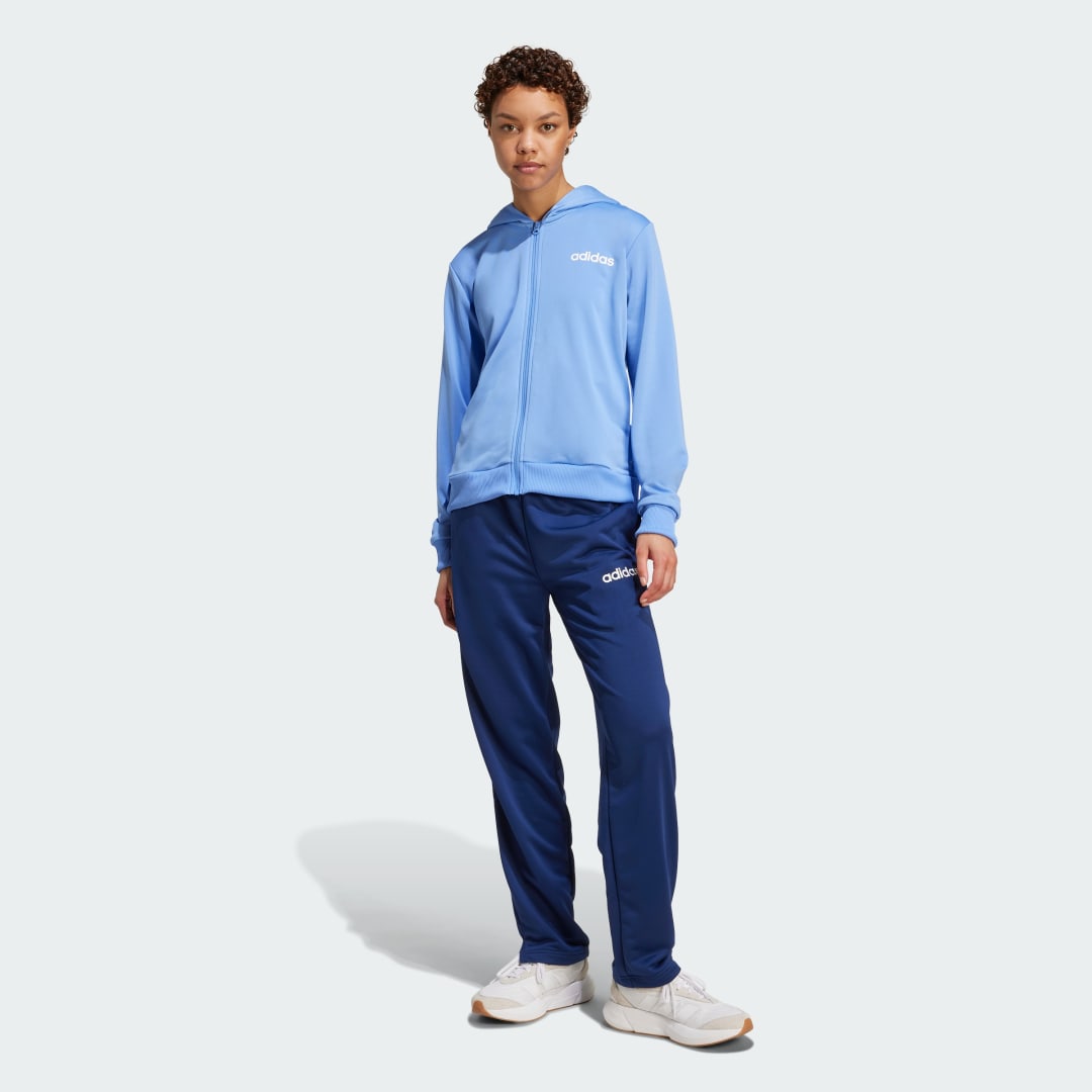 Verryttelypuku adidas Performance Essentials Linear Track Suit Sininen | JX0521, 0