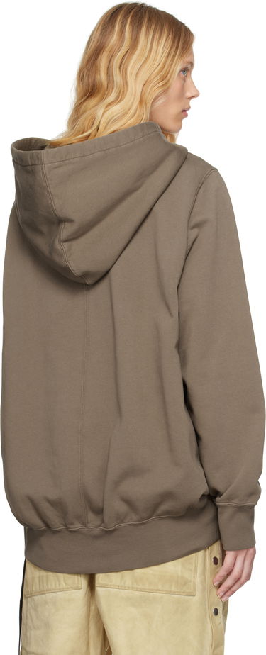Huppari Rick Owens Rick Owens DRKSHDW Hollywood Oversized Hoodie Ruskea | DS01E3241 FP, 2
