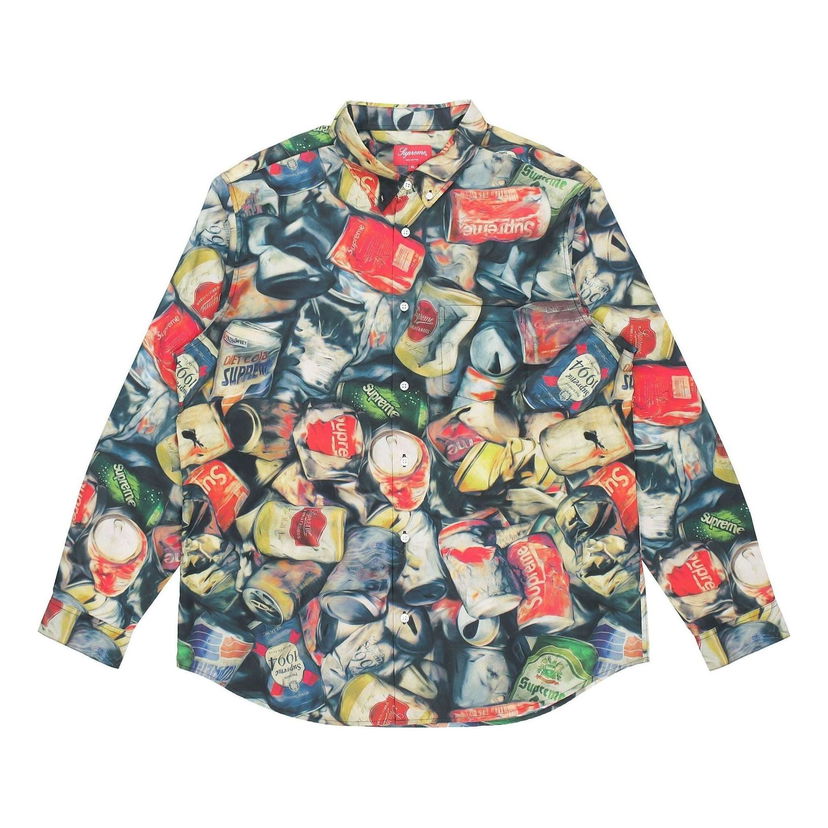 Paita Supreme Cans Graphic Printed Shirt Monivärinen | SUP-SS21-670