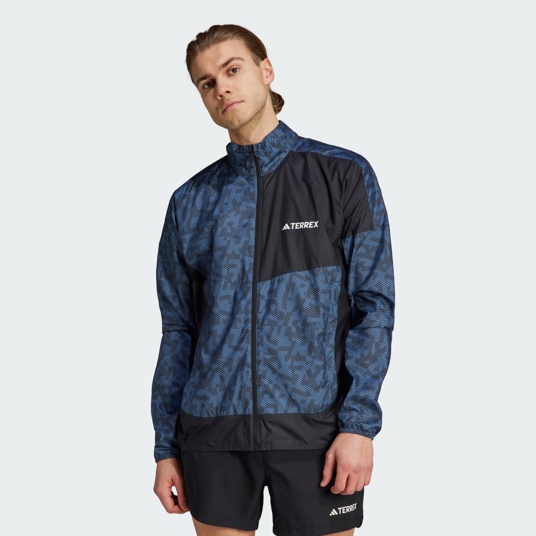 Tuulitakki adidas Performance Terrex Trail Running Windbreaker Tummansininen | HZ5330, 1