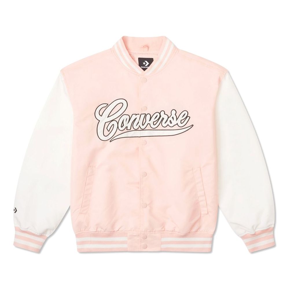 Bomber-takki Converse Varsity Bomber Jacket Vaaleanpunainen | 10026912-A01, 0