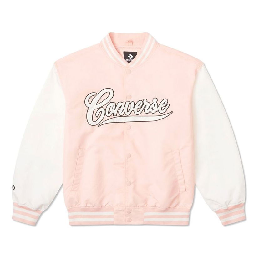 Bomber-takki Converse Varsity Bomber Jacket Vaaleanpunainen | 10026912-A01